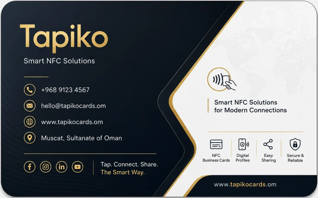 Digital business card Oman